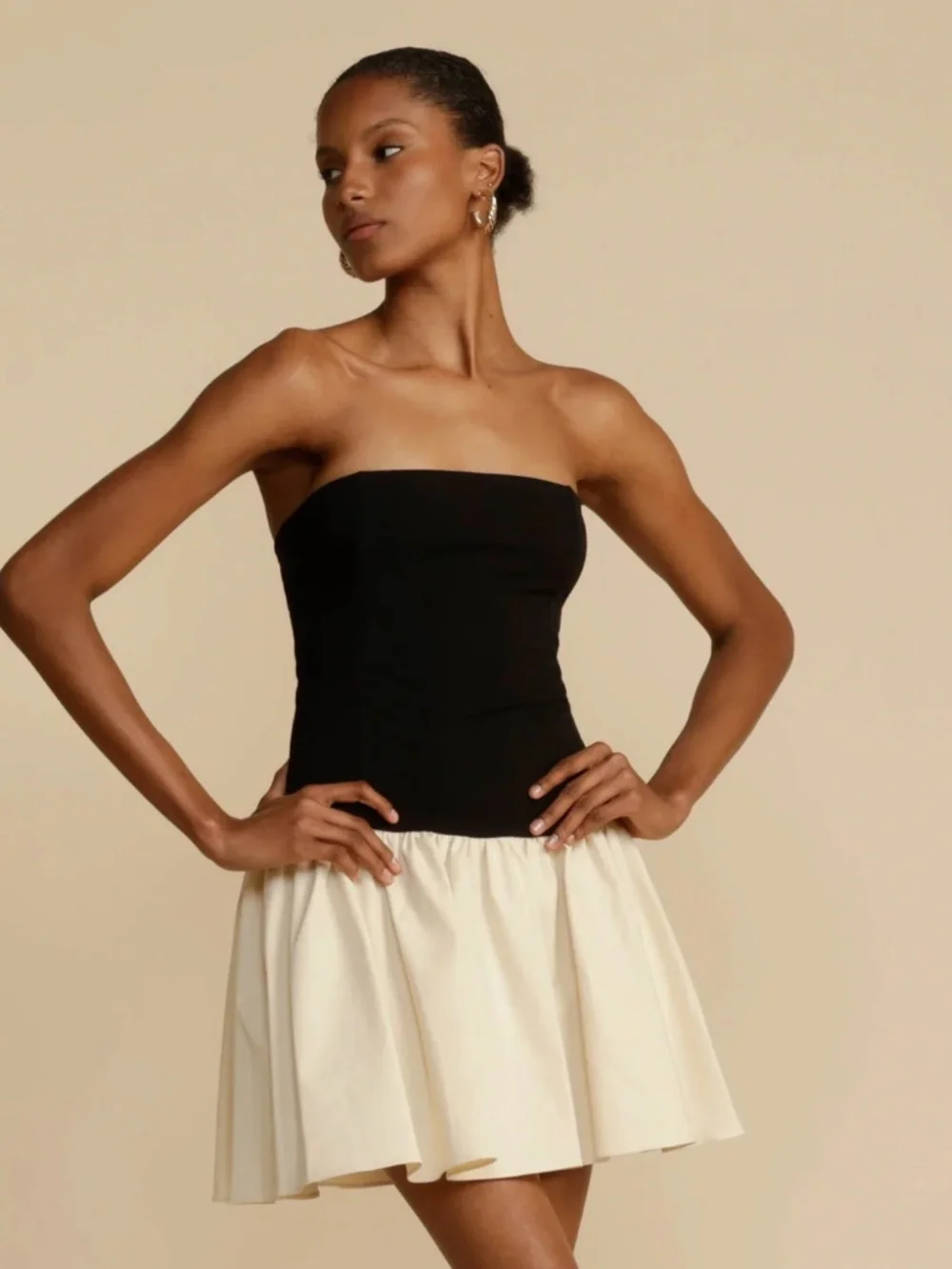 Arcina Ori Celine Black & Cream Dress Size S - Picture 3 of 11
